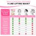 V-Shaped Slimming Face Mask - Double Chin Reducer for Firming & Contour Lifting - Instant Lift Strap Wrinkles Remover - 5 Pack - Buy Online on GoSupps.com