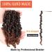 Pre-twisted Spring Twist Crochet Hair Short Curly Braids 8 inch (Pack of 4) T30 - Synthetic Hair Extensions - Buy Online on GoSupps.com