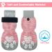 Buy Pupeck Double-Sided Anti-Slip Dog Socks Adjustable Straps Indoor Use Traction Control for Hardwood Floors - 2 Pairs (Pink) - Buy Online on GoSupps.com
