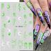 Halloween Nail Art Stickers Glow in The Dark Luminous Halloween Nail Decals DIY Nail Art Supplies for Halloween Days Luxury Pegatinas para U as Women Girls DIY Nail Decorations - Buy Online on GoSupps.com