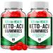 (2 Pack) ACV for Health Keto Gummies - Advanced Formula ACV for Health Keto Shark Gummy Bears Apple Cider Vinegar Tank Dietary Supplement (120 Gummies)