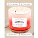 Raspberry Apple Citrus Scented Candle | Natural 3 Wick Soy Candle for Home & Office | 15.8 Oz Long Lasting Aromatherapy & Stress Relief Candle - Buy Online on GoSupps.com