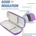 YOUSHARES Insulin Cooler Travel Case - Portable Diabetic Medication Organizer in Purple - Buy Online on GoSupps.com