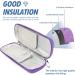Youshares Insulin Cooling Bag for Diabetes | Travel Bag for Insulin Pens & Syringes | Diabetic Accessories with Cooling Packs (Violet) - Buy Online on GoSupps.com