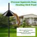 Wensdr 2 Packs Extra Large Squirrel Baffle for Bird Feeder Pole 18 Inches Outside Squirrel Guard Pole Mount Stopper Squirrel Snake Stopper - Buy Online on GoSupps.com