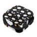 Sheep Stars Pattern Sanitary Napkin Storage Bag Portable Period Kit Bag Pad Pouches for Period Menstrual Cup Bag with Zipper Sanitary Pad Pouch for Women Teen Girls Ladies Color 6