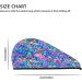 Hair Towel Wrap with Button | Quick-Dry Towel Turban for Effortless Hair Drying | Colorful Mushrooms Design - Buy Online on GoSupps.com
