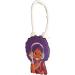Cute Afro Girl Hand Sanitizer Holder | Black Girl Magic PVC Holder for Backpack | 1 oz Bottle Case - Buy Online on GoSupps.com