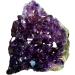 Natural Crystal Rough 1PC 100-150g Large Purple Natural Brazilian Amethyst Stone Cluster Quartz Crystal Druzy Geode Specimens Ornament Home Decor - Buy Online on GoSupps.com