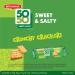 BRITANNIA Crackers 50 50 Sweet and Salty Biscuit 13.12oz - Light & Crispy Grocery Cookies - 372g Pack - Perfect Treat for Friends & Family - Buy Online on GoSupps.com