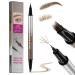 Erinde Erinde Microblading 2 in 1 Double Ended Eyebrow Pencil 4D Eyebrow Pencil with 2 Tips Waterproof and Stain Resistant Long L