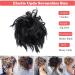 Tousled Hair Extensions Scrunchie - Brown Blonde Elastic Updo Bun - Buy Online on GoSupps.com