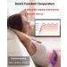 Portable Cordless Electric Heating Pad - 4 Heat Levels, 4 Massage Modes, Fast Heating Belly Wrap Belt - Auto Shut Off - Purple - Buy Online on GoSupps.com