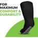 Extra Wide Non-Slip Cast Socks for Swollen Feet - 4 Pairs Black with Grips | Diabetic Edema & Hospital Socks for 30'' Stretch | Bariatric Oversized Socks - Buy Online on GoSupps.com
