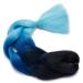 Tess Braids Extensions Blue - 60 cm Jumbo Kanecalon Hair Braids (3 Pack) for Box Braids | #48 Blue Ombre 100g per Bundle - Buy Online on GoSupps.com