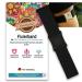 Diasticker |Freestyle Libre 3 - Fixing band |Flexible - waterproof - strong stop |Sensor protection fixation for freestyle Libre sensor |Halter: black (medium: 25-35 cm black) m (25 - 35 cm) black