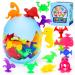 Baby Bath Toys for 4 Year Olds 40 Pcs Suction Toys for Kids Dinosaurs Bath Toys for Boys Girls Ages 3-10 Sensory Toys for Toddlers Travel Suction Cup Toys Mould Free Bath Toy Gifts for Kid 40pcs