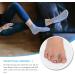Gel Toe Separators Big Toe Spacers for Bunion Relief - Correct Crooked Toes - Clear Gel Spreader for Overlapping Valgus - Bunion Corrector Pads - Buy Online on GoSupps.com