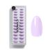 Doonails-Press on Nails 30 Set Lavender Mist Almond Form Lilac/Lila-Nails for sticking Full Cover in salon quality-Fake Nails Soft Gel Short-Natural & pleasant comfort Short-Almond Lavender Mist