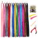 47 Hair Tinsel Kit - 13 Colors, 2600 Strands, Heat Resistant - For Women & Girls - Perfect for Christmas, New Year, Halloween, Cosplay Parties - Includes Tools - 13 pcs/pack - Buy Online on GoSupps.com
