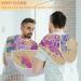 Abstract Elephants Beard Bib Apron - Waterproof Hair Catcher for Men | Non-Stick Grooming Cape with Suction Cups - Perfect Gifts for Men - Buy Online on GoSupps.com