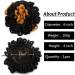 Hair Bun Hairpiece for Women Dreadlocks Bun Afro Puff Drawstring Ponytail Hair Bun Hairpieces Braided Chignon Faux Loc Braids Buns Synthetic Clip in Hair Extensions for Women Hair Chignons(99JHBUGH350 - Buy Online on GoSupps.com