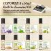 Copower 8x10ml Essential Oil Roll-On Set for Sweet Dreams & Relaxation | Lavender Vanilla Ylang-Ylang & More - Perfect Aromatherapy Gift - Buy Online on GoSupps.com
