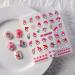 Kawaii Anime 5D Nail Art Stickers - Self-Adhesive Designs for Women & Girls - 3 Sheets - Buy Online on GoSupps.com