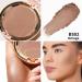 Oulac Satin Matt Bronzer - Highly Pigmented Vegan Face Makeup with Mirror | Sun-Kissed Natural Look | 8.5g BS02 Omega  - Buy Online on GoSupps.com