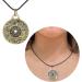 Oralgos Elegant Bronze Amulet Necklace - Stylish Adjustable Collarbone Chain Jewelry for Everyday Use - Buy Online on GoSupps.com