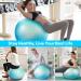 Sportneer Exercise Ball - Extra Thick Yoga Ball with Barre Ball and Quick Pump | Anti-Burst & Slip Resistant Fitness Ball for Home Gym | 65cm Green - Buy Online on GoSupps.com