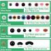 TOAOB 780pcs Black Plastic Safety Eyes Set for Stuffed Animals - Colorful Craft Eyes & Noses 6mm-12mm - Buy Online on GoSupps.com