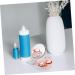 Solustre Eye Contact Holder Set - Travel Case with Tweezers & Mirror for Contact Lenses - White - Buy Online on GoSupps.com