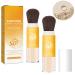 1PCS Sunscreen Setting Powder, SPF 50++ Mineral Matte Finish Loose Face Powder, Matte Translucent Face Powder for All Skin, Oil Control Natural Matte Finish, Lasting Lightweight Breathable (2 pcs)