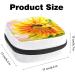 Abstract Sunflower Period Bag | Sanitary Napkin Storage | Makeup Pad Pouch - Buy Online on GoSupps.com