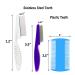TuNan Pet Grooming Lice Comb Set for Dogs and Cats - Long Hair Tear Stain Remover, Crust and Mucus Removal - Pack of 10 Metal Head Combs - Buy Online on GoSupps.com