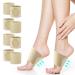 4 Pair Plantar Fasciitis Relief Arch Support with Gel Pads Compression Arch Support Sleeves Flat Feet Pain Relief(Men & Women 4 Pair white L Size) L White