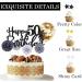 Personalised Happy 50th Birthday Cake Toppers Black for Men Women Him Her Happy Birthday Sign for Cake 12p Glitter Cupcake Topper Cake Topper Kit 50th Birthday Cake Decoration for 50th Birthday Party 50th Black - Buy Online on GoSupps.com