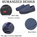 Extra Wide Diabetic Shoes for Men | Comfortable Slip-On Walking Shoes for Swollen Feet | Adjustable & Breathable | Size 11 Blue - Buy Online on GoSupps.com