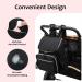 LORADI Large Capacity Diaper Bag Backpack - Water Resistant Travel Backpack with Stroller Clips & Anti-Theft Pocket - Blue - Buy Online on GoSupps.com