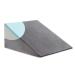 UBBCARE Bed Wedge Pillow with Cooling Memory Foam Top, Wedge Pillow for Sleeping-Help with Acid Reflux, Heartburn, Snoring, Apnea, Reducing Pain After Surgery, Leg, Neck and Back Pain- 24x24x10 Inch 10 Inch Grey
