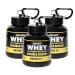 OnMyWhey - Double Scoop (180cc) - Protein Powder and Supplement Funnel Keychain 3-Pack Double Scoop (3 Count)