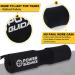 POWER GUIDANCE Barbell Squat Pad - Neck & Shoulder Protective Pad for Squats, Lunges, Hip Thrusts - Anti-Skid Points, Velcro Straps - Fits Standard and Olympic Bars, Black - Buy Online on GoSupps.com