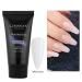 Buy Gzmayuen Poly Nail Set - Transparent Clear & White Extension Gel | 30ml Renailed Poler Poly Nail Kit for Perfect Nails - Buy Online on GoSupps.com