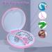 Orthodontic Aligner Case with Magnetic Closure & Textured Liner - Pink (2Pcs Aligner Removal Tools) - for Invisalign & Night Guard - Buy Online on GoSupps.com