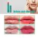 2Pcs Hydrating Lip Tint - Long-lasting Plumping Tinted Lip Balm & Moisturizing Gloss - Non-Sticky Anti-Cracking Treatment for Women & Girls (Red Rose & Clear White - Buy Online on GoSupps.com