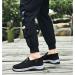 LELEBEAR Men's Orthopedic Travel Shoes - Breathable & Comfortable Plimsolls in Black - Size 7.5 - Buy Online on GoSupps.com