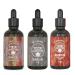 Viking Revolution Beard Oil Conditioner 3-Pack - Bay Rum, Unscented, Sandalwood - All Natural Variety Set for Conditioning and Moisturizing - Healthy Beard Care - Buy Online on GoSupps.com