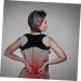 Hohopeti Belt Shoulder Rest Brace Holder Posture Band Back Support Belt Black Polyester - Buy Online on GoSupps.com