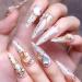Gold Metal Nail Studs Set - 28 Grids, Multiple Shapes Rivet Jewelry Accessories for 3D Nail Art Decorations - Perfect for Women, Girls, Manicure, Acrylic Nails, DIY Crafts - Buy Online on GoSupps.com